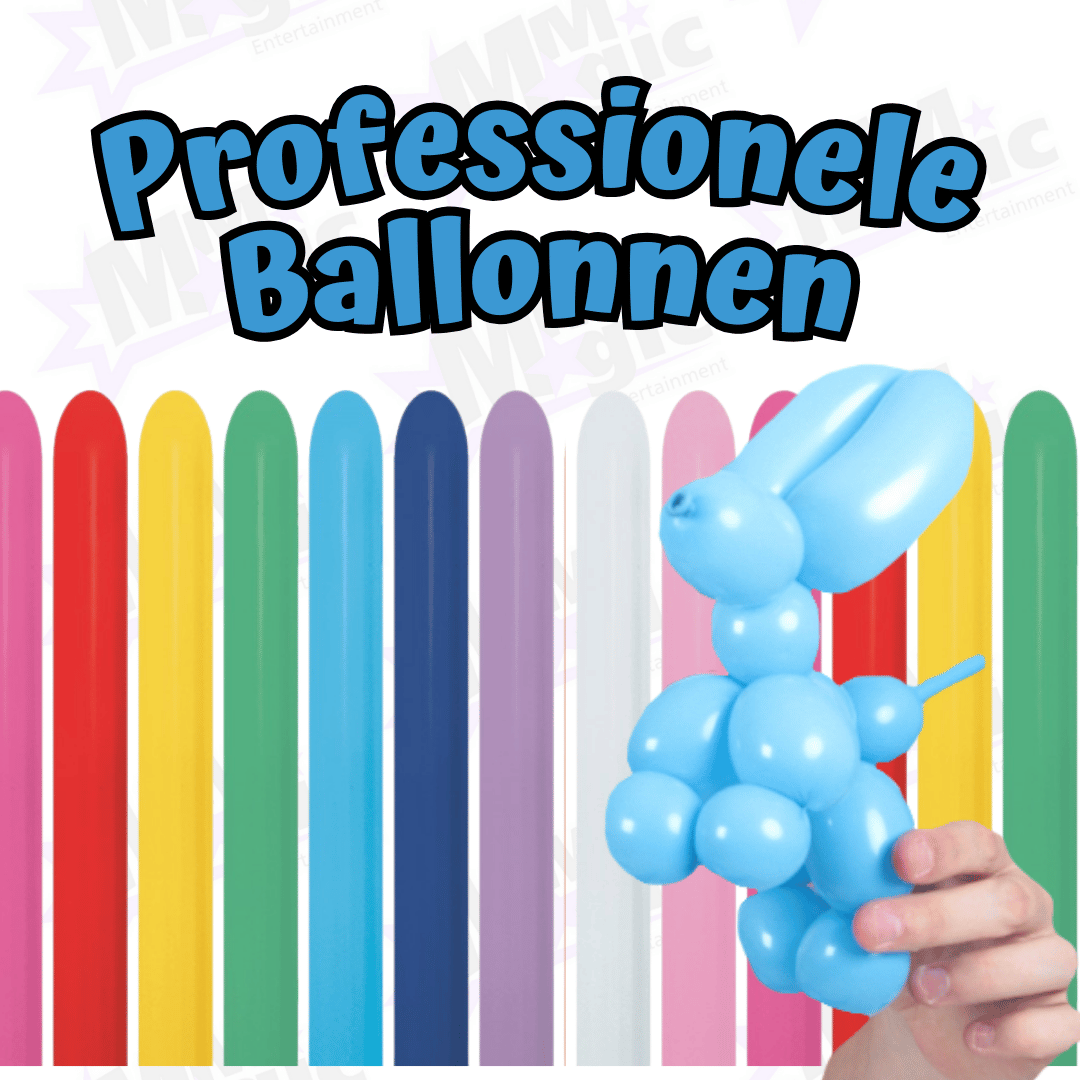 Professionele ballonvouw ballonnen 100 stuks (multicolour)