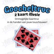 Goocheltruc - 2 kaart illusie