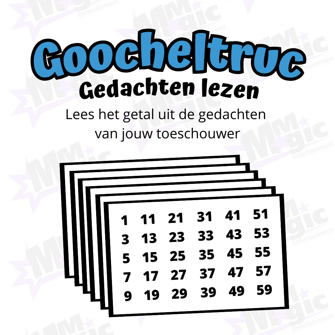 Goocheltruc - Gedachten lezen