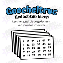 Goocheltruc - Gedachten lezen
