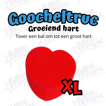 Goocheltruc - Groeiend hart (Spons)
