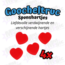 Goocheltruc - Sponshartjes