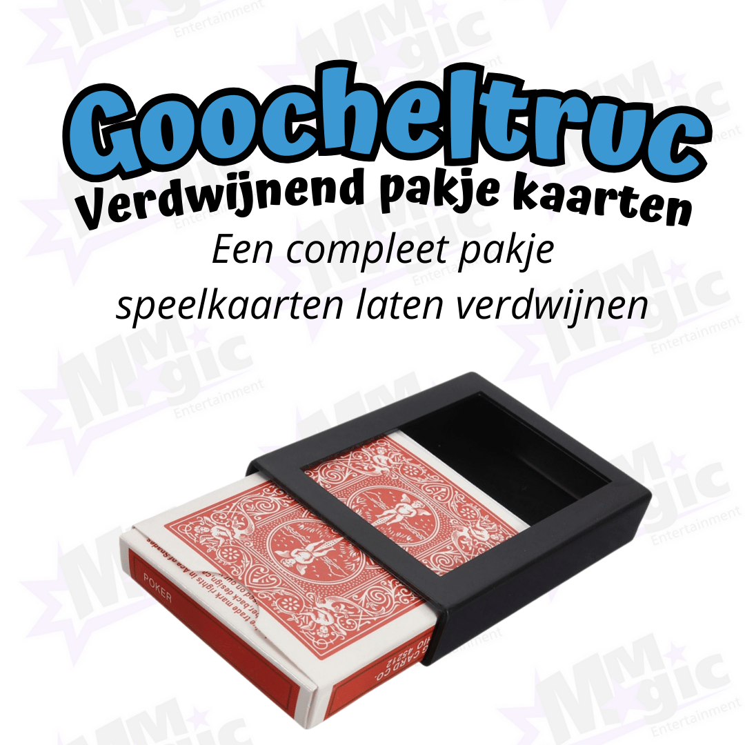 Goocheltruc - Verdwijnend pakje kaarten